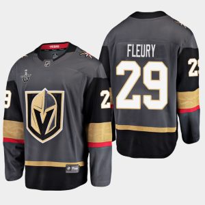 Vegas Golden Knights Trikot Marc-Andre Fleury #29 Schwarz 2019 Stanley Cup Playoffs Breakaway Player